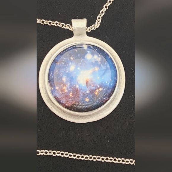 Boutique Academia Blue Nebula Necklace - Picture 5 of 16